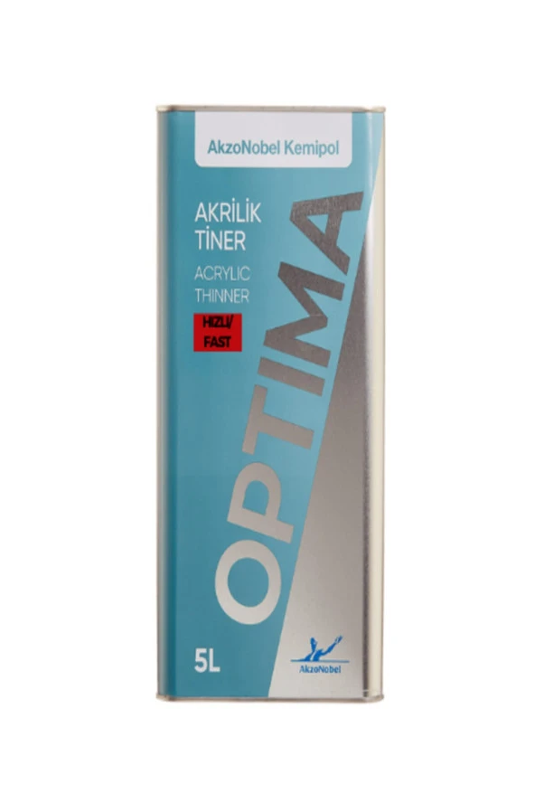 Akzo Nobel Optima Üniversal Akrilik Tiner Hızlı 5 Lt