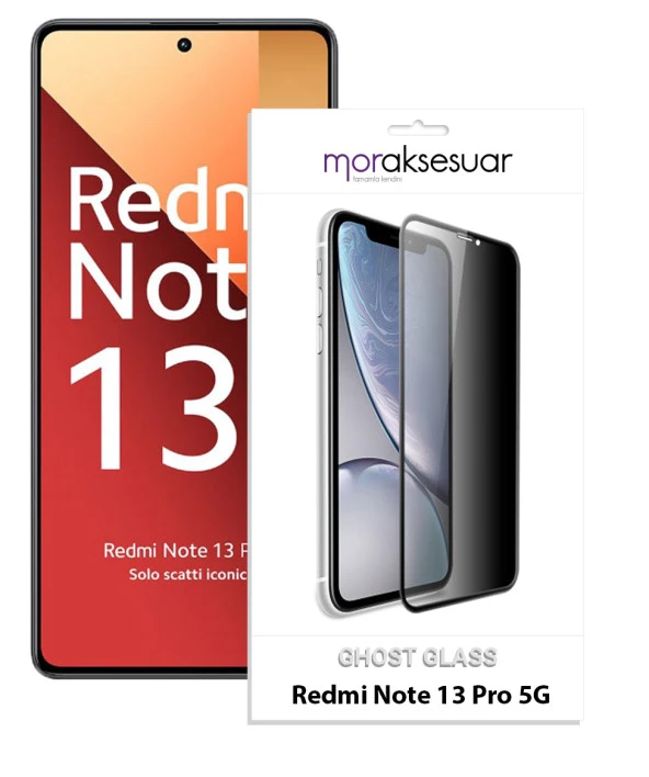 Xiaomi Redmi Note 13 Pro 5G Gizli Hayalet Ekran Koruyucu Kırılmaz Cam