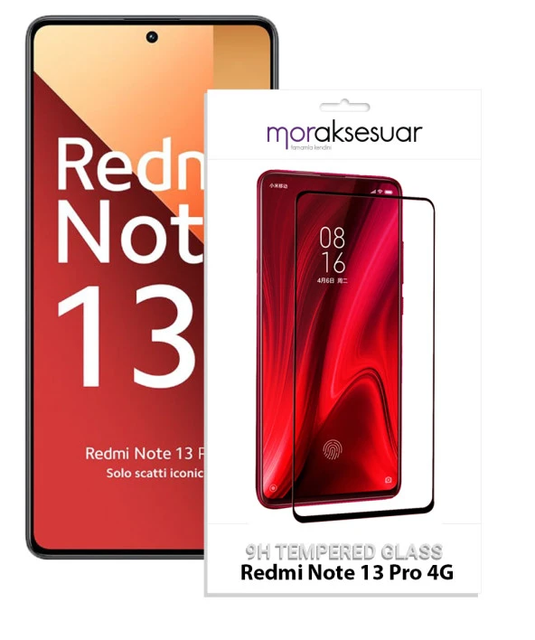 Xiaomi Redmi Note 13 Pro 4G 5D Ekran Koruyucu Cam Tam Kaplayan