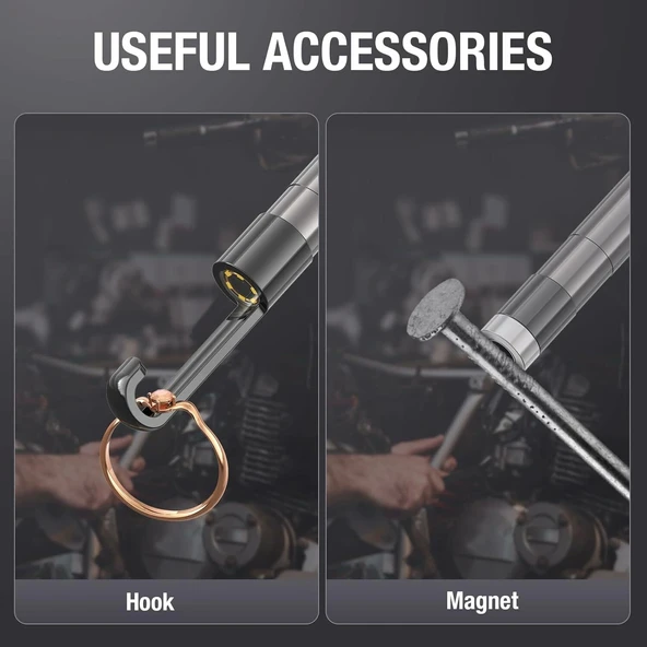 Teslong Endoskop Yedek Kablosu, Tek Lensli Muayene Kamerası - 5m Kablo - 7mm - 2