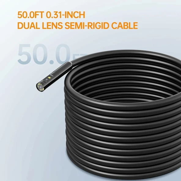 Teslong Çift Lens Probu, 15m Kablo - 8mm - MS450 Gözlem Kamerasıyla Uyumlu - 4