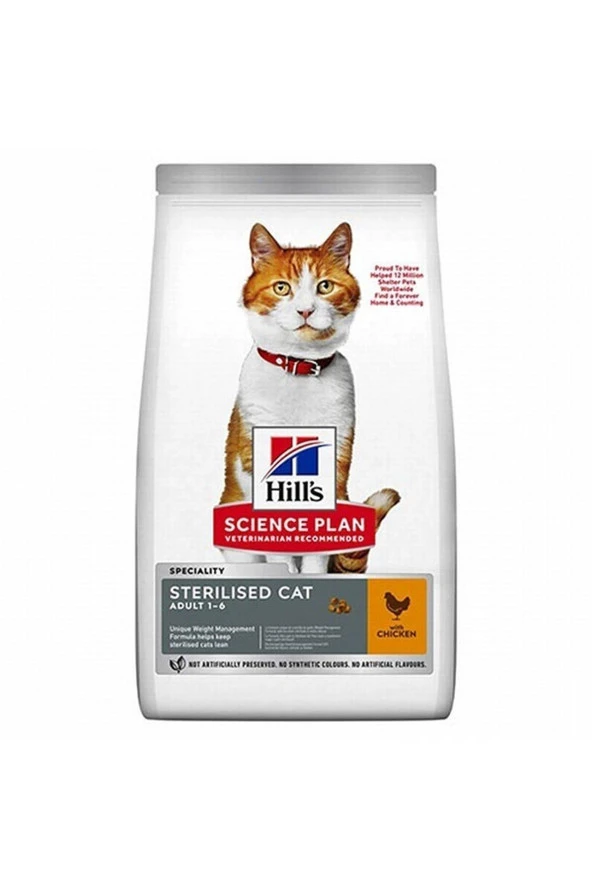 Hill's Tavuklu Kısırlaştırılmış Kedi Maması 3 Kg