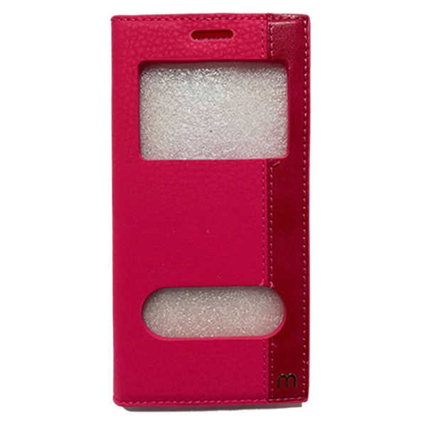 Samsung Galaxy J3 Pro Pencereli Kapaklı Magnum Kılıf - Resim 6