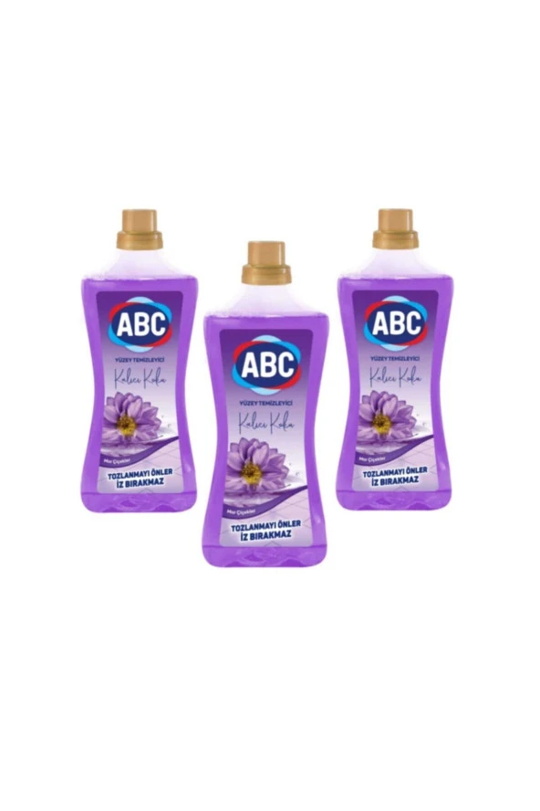ABC Yüzey Temizleyici Mor Çiçekler 2,5 Litre 3'lü Set