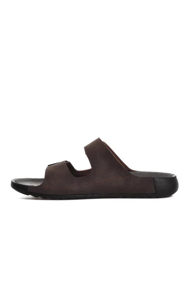 Bento 66001 Erkek Çift Toka İnce Taban Comfort Terlik - 4