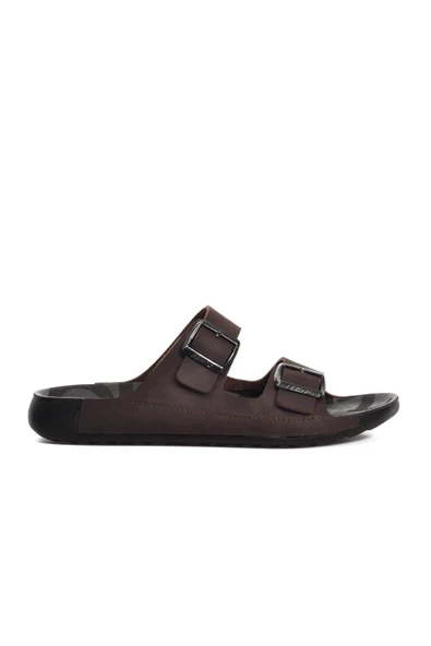 Bento 66001 Erkek Çift Toka İnce Taban Comfort Terlik - 3