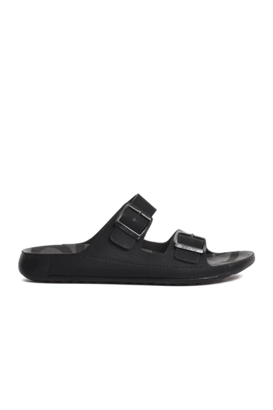 Bento 66001 Erkek Çift Toka İnce Taban Comfort Terlik - 7