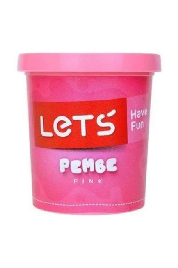 Lets Oyun Hamuru Tek Renk Neon Pembe 115 Gram Tekli Oyun Hamuru
