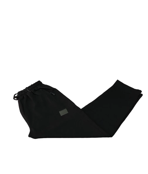 Erkek Siyah Büyük Beden Battal Boy Eşofman Altı Düz Paça - 4