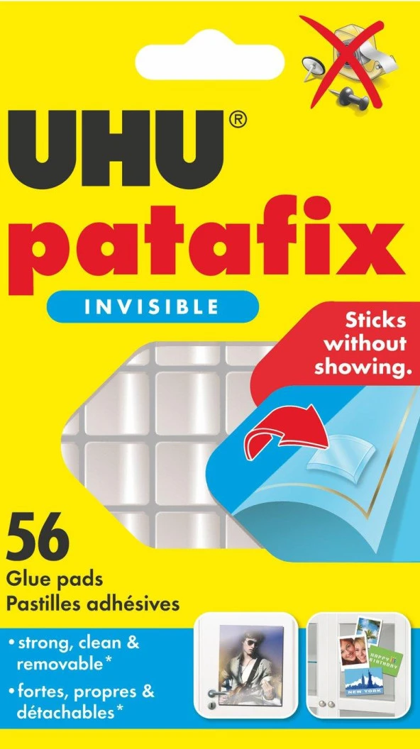 Uhu Hamur Yapıştırıcı Patafix Şeffaf Hamur Yapıştırıcı
