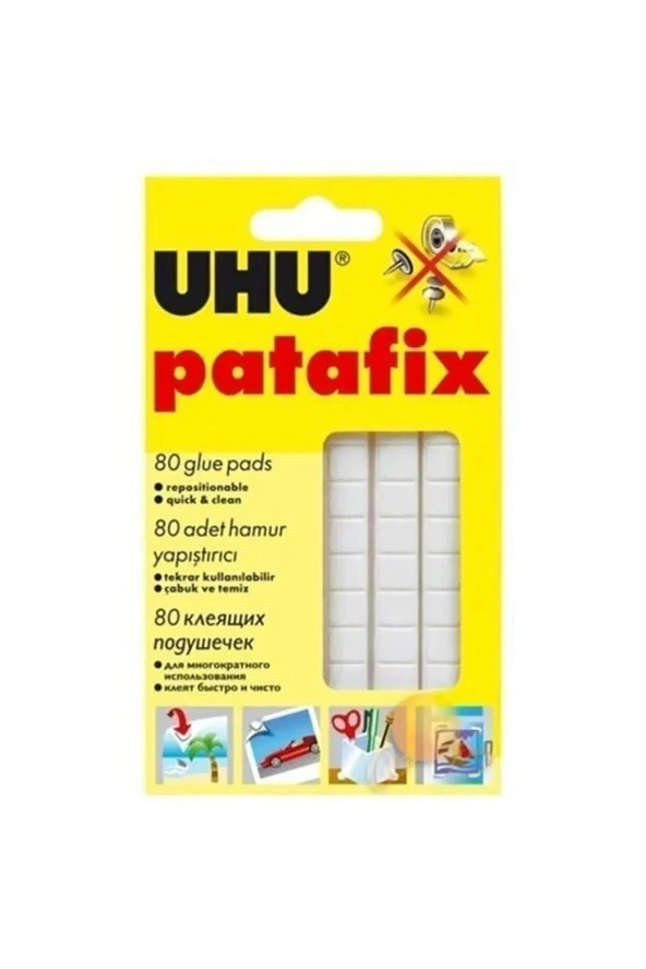 Uhu Hamur Yapıştırıcı Patafix Beyaz Hamur Yapıştırıcı