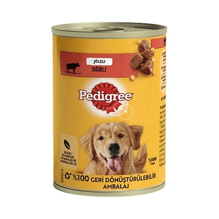 Pedigree Sığırlı Yetişkin Köpek Konservesi 400 gr