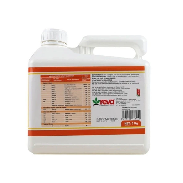 Vetasupra Megavit Vitamin ve Aminoasit Hayvan Yem Katkı - 4