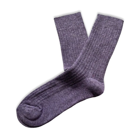 Endémique Studio The Wool Vl Lilac-Kadın Çorap - 2