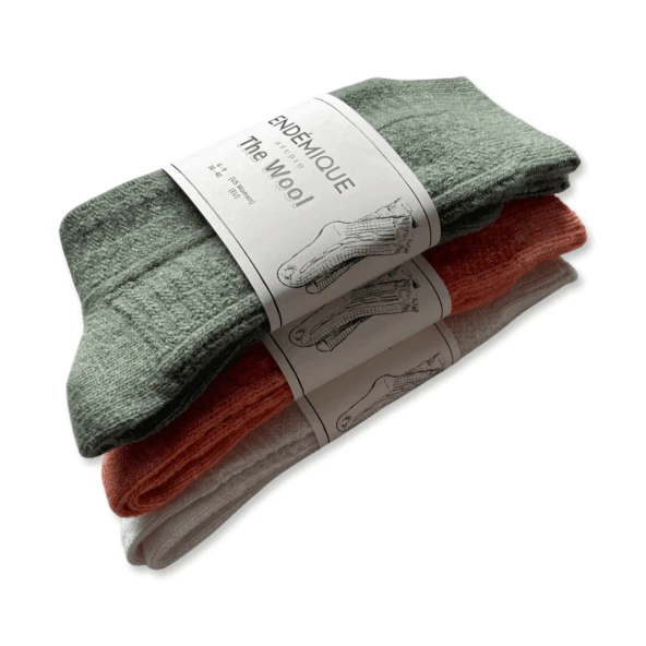 Endémique Studio The Wool Vl Bubblegum-Kadın Çorap - 7