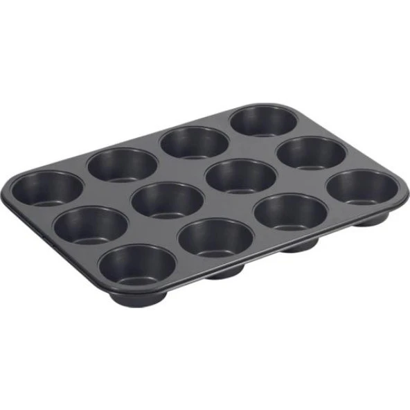 TEFLON MUFFIN TEPSİ 12Lİ / 35cm.