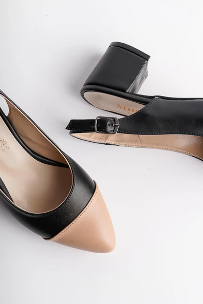 Muggo SHARON Garantili Kadın Günlük Topuklu Ayakkabı - 11