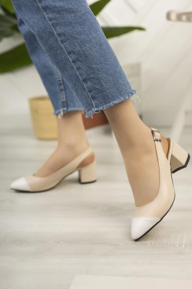 Muggo SHARON Garantili Kadın Günlük Topuklu Ayakkabı - 2