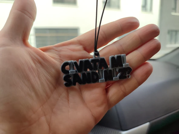 Civata mı Sandınız Araba Dikiz Ayna Süsü - Resim 2