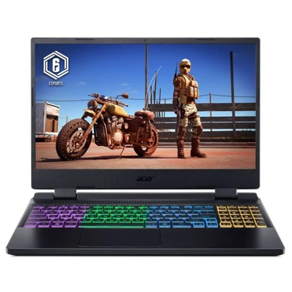acer Nitro5 Intel Core i5-12500H 16GB 512GB SSD 6GB RTX4050 DOS 15.6" Gaming Laptop(Acer Türkiye Garanti) - 1