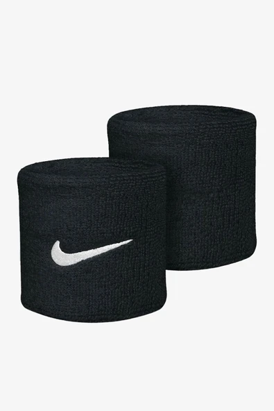 Nike Swoosh Wristbands 2 Pk Siyah Bileklik N.NN.04.010.OS