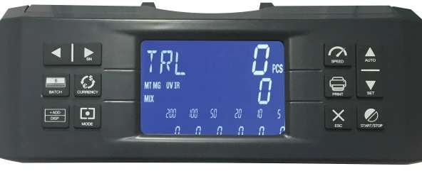 Uber 7600 Profesyonel Karışık Para Sayma ve Kontrol Makinası - 4