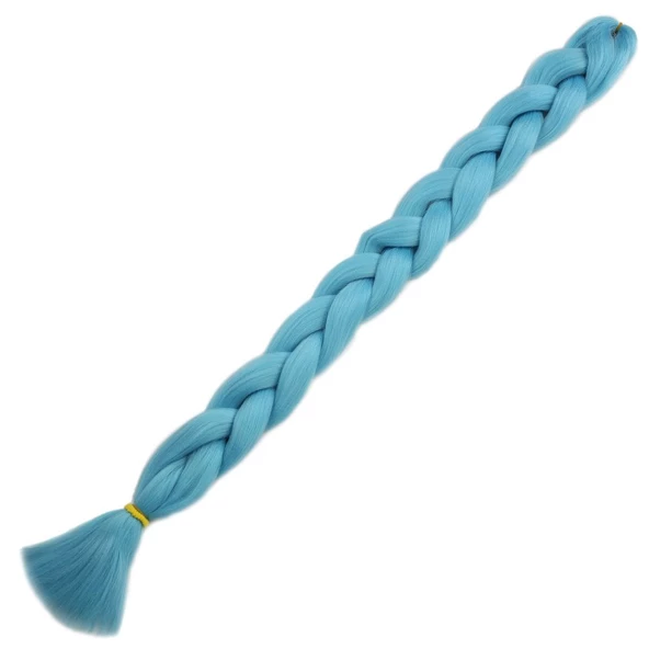 Afrika Örgüsü Ve Rasta İçin Sentetik Saç - Bebek Mavisi ürün görseli