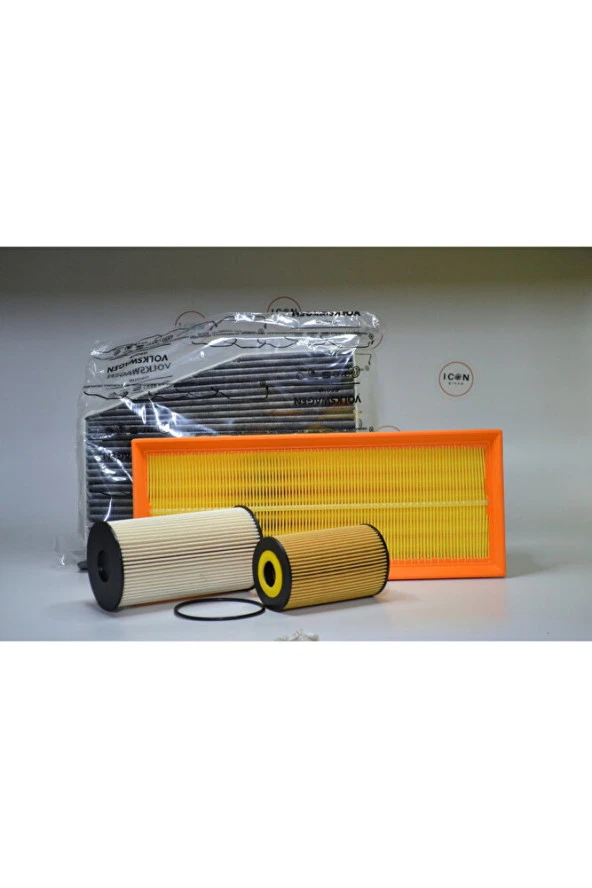 Icon Group - Volkswagen Vw Grup 1.6 Tdı Cay Motor Oto Bakım Filtre Seti - 2