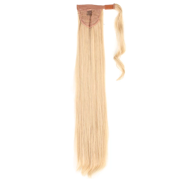 Bağlamalı Düz At Kuyruğu - Balköpüğü Beyaz Platin Röfleli - Resim 3