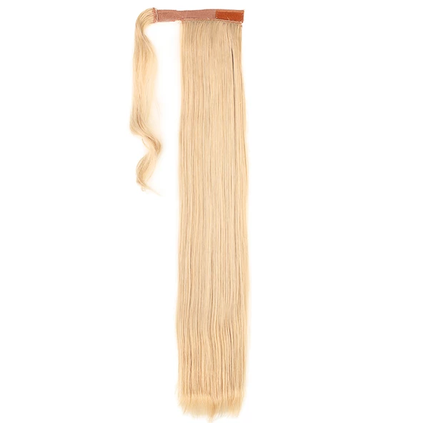 Bağlamalı Düz At Kuyruğu - Balköpüğü Beyaz Platin Röfleli - Resim 4