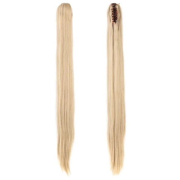 Tokalı Düz At Kuyruğu - Kumral Beyaz Platin Röfleli ürün görseli