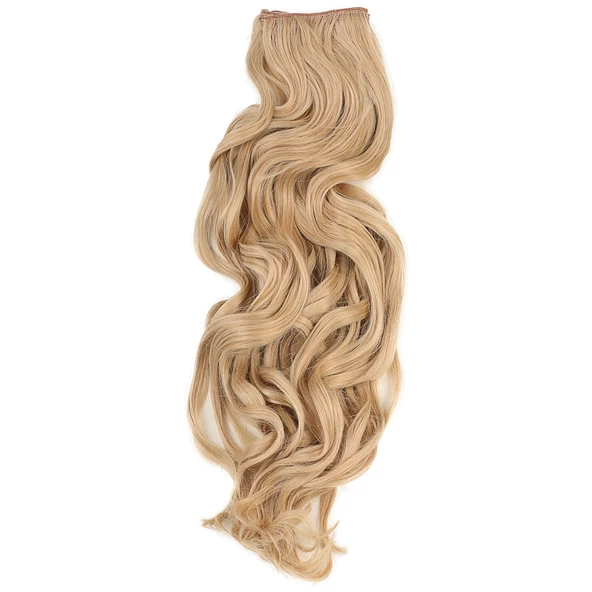 Fiber Sentetik Dalgalı 8 Parça Çıt Çıt - Balköpüğü Beyaz Platin Röfleli ürün görseli