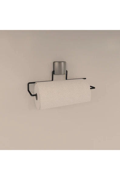 Decorev Dekoratif DC-4776 Krom Rulo Havlu Askı Modern Banyo Aksesuarı - 2