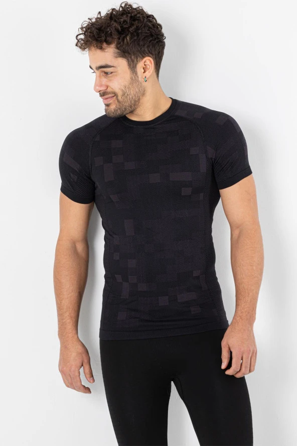 MioFit Erkek Lightweight Running Kısa Kollu Dikişsiz Spor Tişört - 4