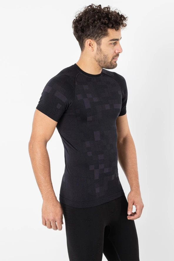 MioFit Erkek Lightweight Running Kısa Kollu Dikişsiz Spor Tişört - 5