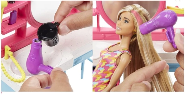 Barbie Muhteşem Kuaför Salonu HKV00 Lisanslı Ürün - Resim 3