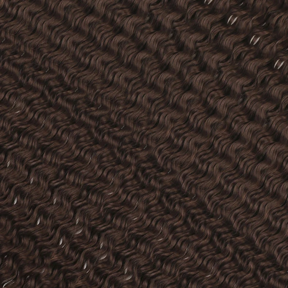 Rus Afro Dalgası Saç - Kahverengi - Resim 2