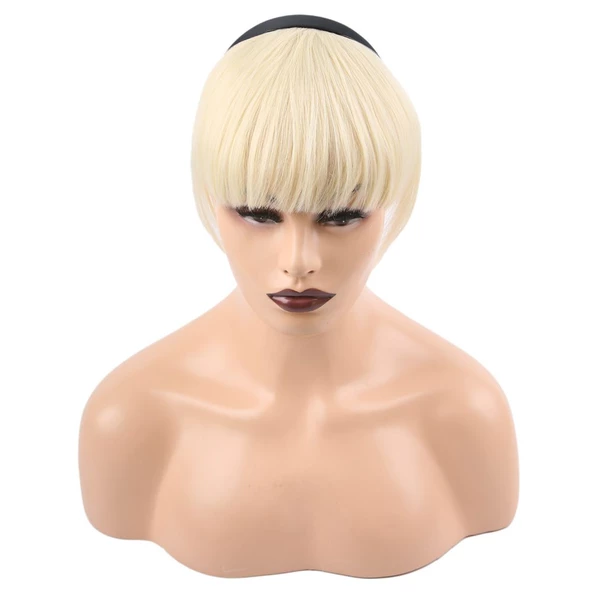 Taçlı Fiber Sentetik Perçem - Platin ürün görseli