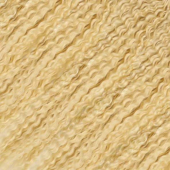 Brazilian Afro Dalgası Saç - Platin - Resim 2