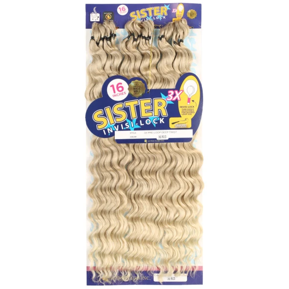 Sister Afro Dalgası Saç - Küllü Balköpüğü / Platin Ombreli 16-613 - Resim 2