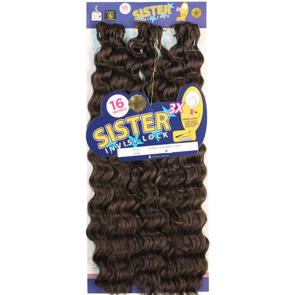 Sister Afro Dalgası Saç - Kumral 6 - Resim 2