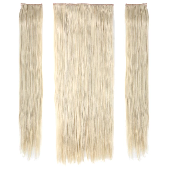 Fiber Sentetik Düz Yarım Ay + 2 Yan Çıt Çıt - Balköpüğü Platin Röfleli ürün görseli