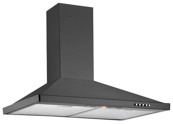 ELLETİ EMİNÇELİK EC-CH 1420 PB B60  Siyah Duvar Tipi Davlumbaz - 2