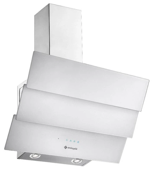 EMİNÇELİK EC-CH 1455 RC W60 3 CAMLI BEYAZ DAVLUMBAZ (UZAKTAN KUMANDALI) - 3