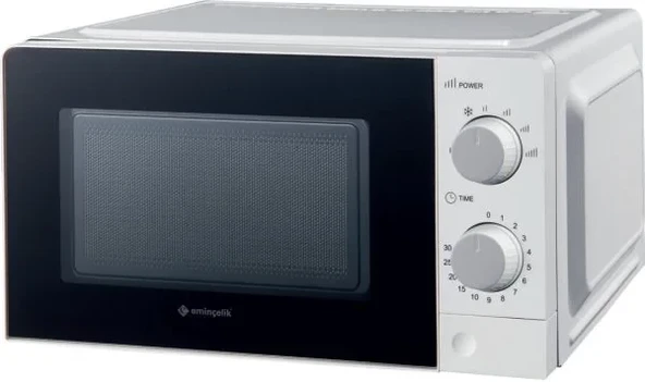 EMINÇELİK EC-MWO 6021 SW BEYAZ SOLO MIKRODALGA FIRIN 20LT 700 W - 3