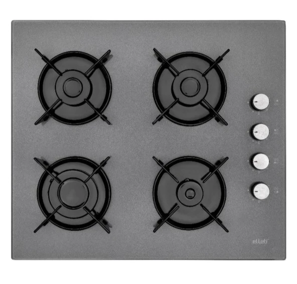 EMİNÇELİK EC-AH 1240 GG60 Ankastre Gömmeli Gri Cam Ocak  SANCAK ALİMER - Resim 3