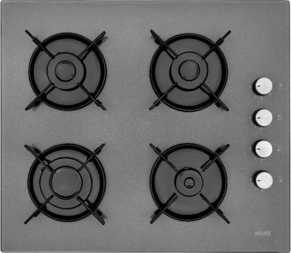 EMİNÇELİK EC-AH 1240 GG60 Ankastre Gömmeli Gri Cam Ocak  SANCAK ALİMER - Resim 2