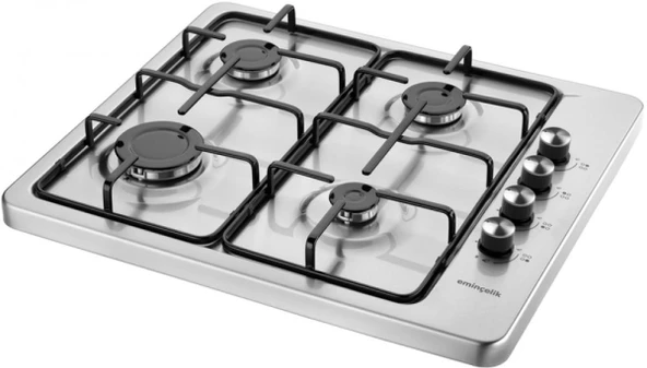 Eminçelik EC-SÜ 3140 X60 Set Üstü (Tezgahüstü)  Paslanmaz Inox Ocak SANCAK ALİMER - 2