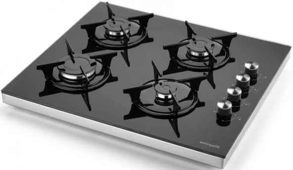 EMİNÇELİK Ec-sü 1240 Bg60 Siyah Set Üstü (Tezgahüstü) Cam Ocak - 3