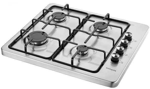 Eminçelik EC-SÜ 3140 X60 Set Üstü (Tezgahüstü)  Paslanmaz Inox Ocak SANCAK ALİMER
